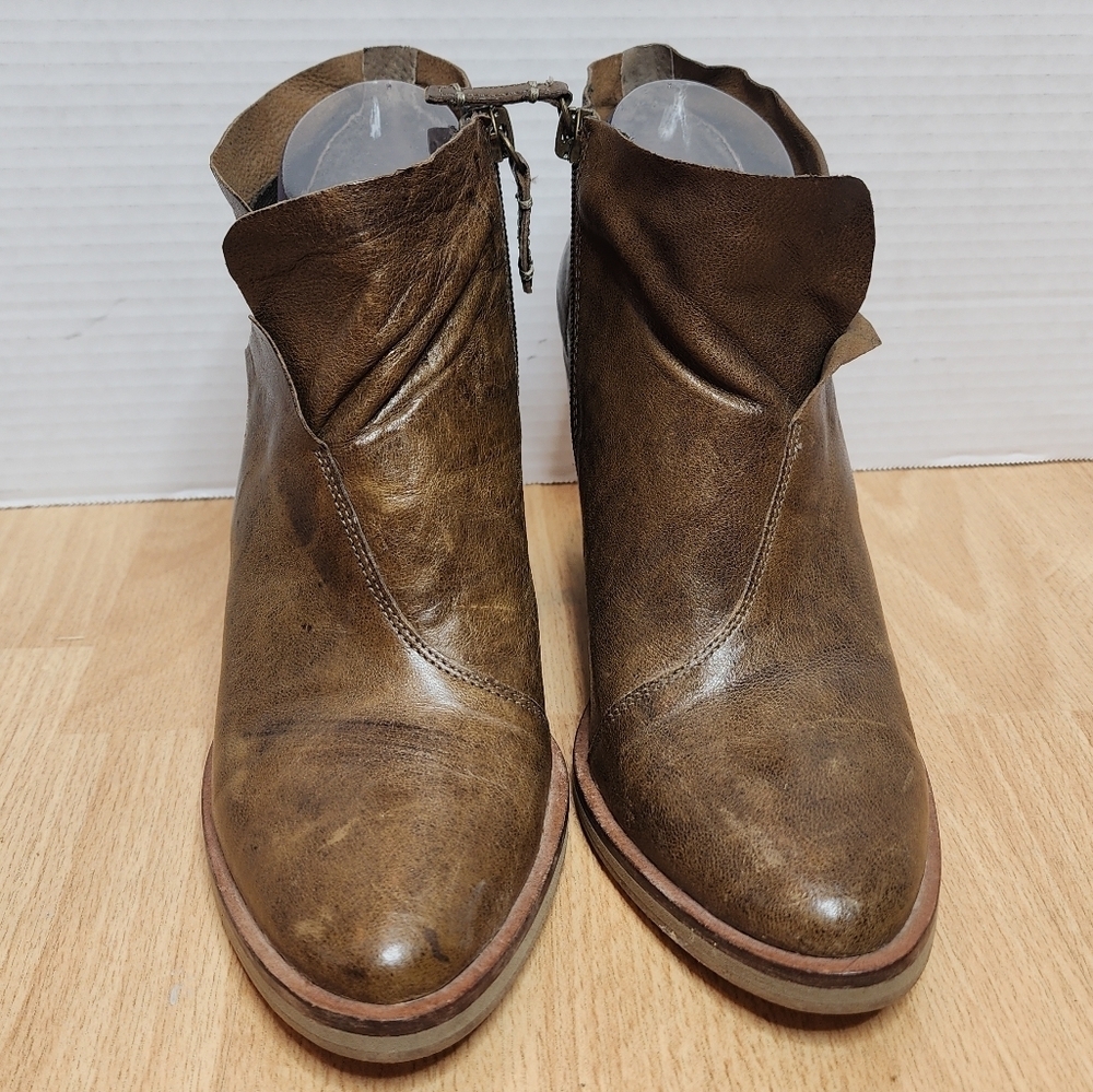 Kelsi Dagger Brooklyn Watchman Ankle Green Boots women's size 8 - Picture 7 of 16
